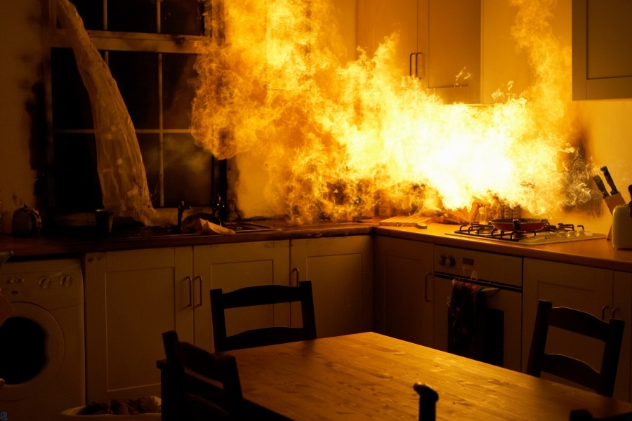 Is Your Kitchen at Risk for Fire Hazards?