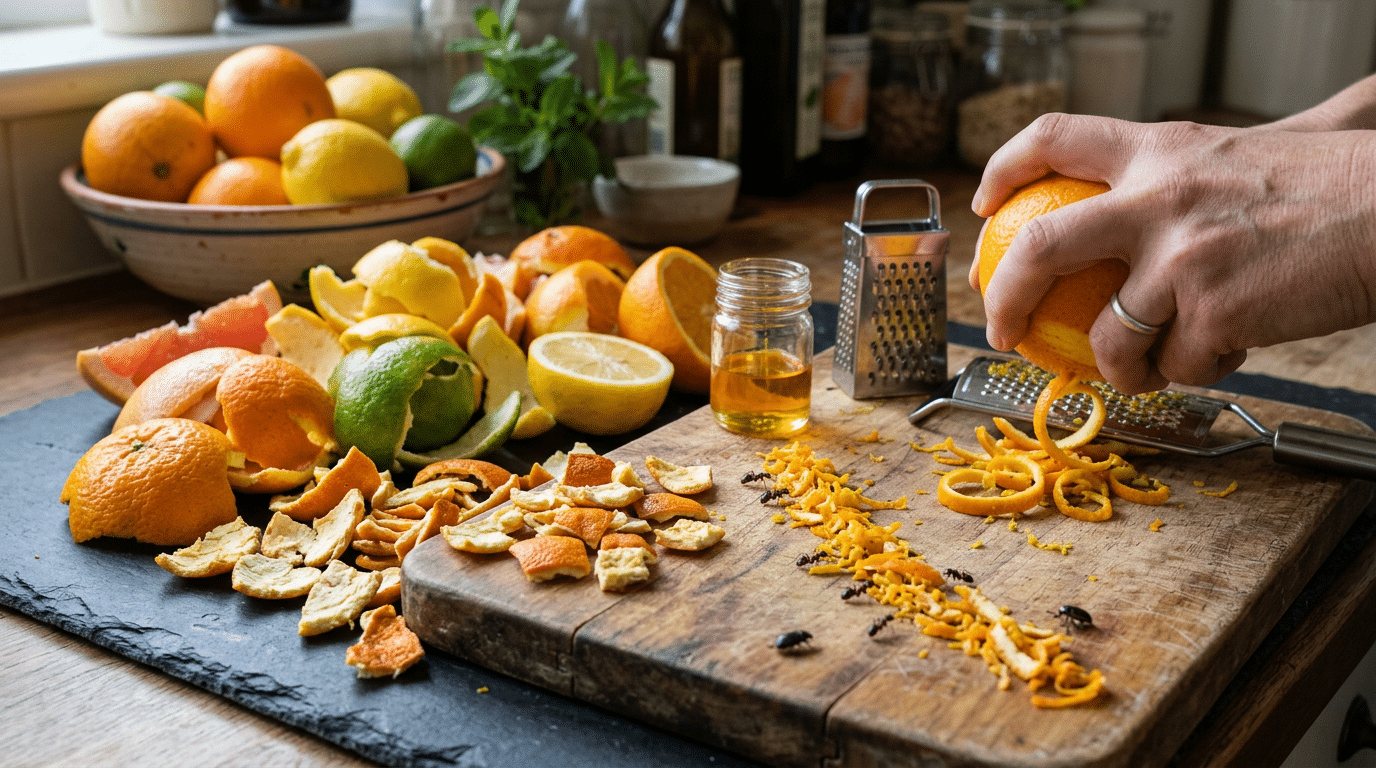 Citrus Peels and the Science Behind Their Pest-Repellent Properties